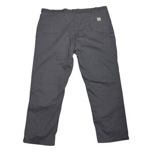 CARHARTT Relaxed Fit Lined Winter Work Casual Grey Pants Mens 48x32